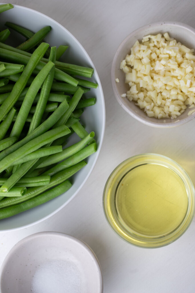 ingredients of Din Tai Fung green beans recipe