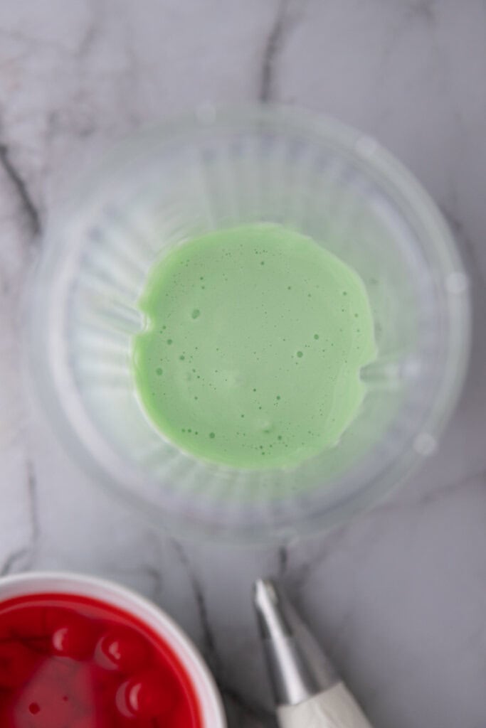 fully mixed ingredients in the blender