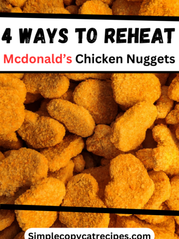 How to reheat McDonald's chicken nuggets