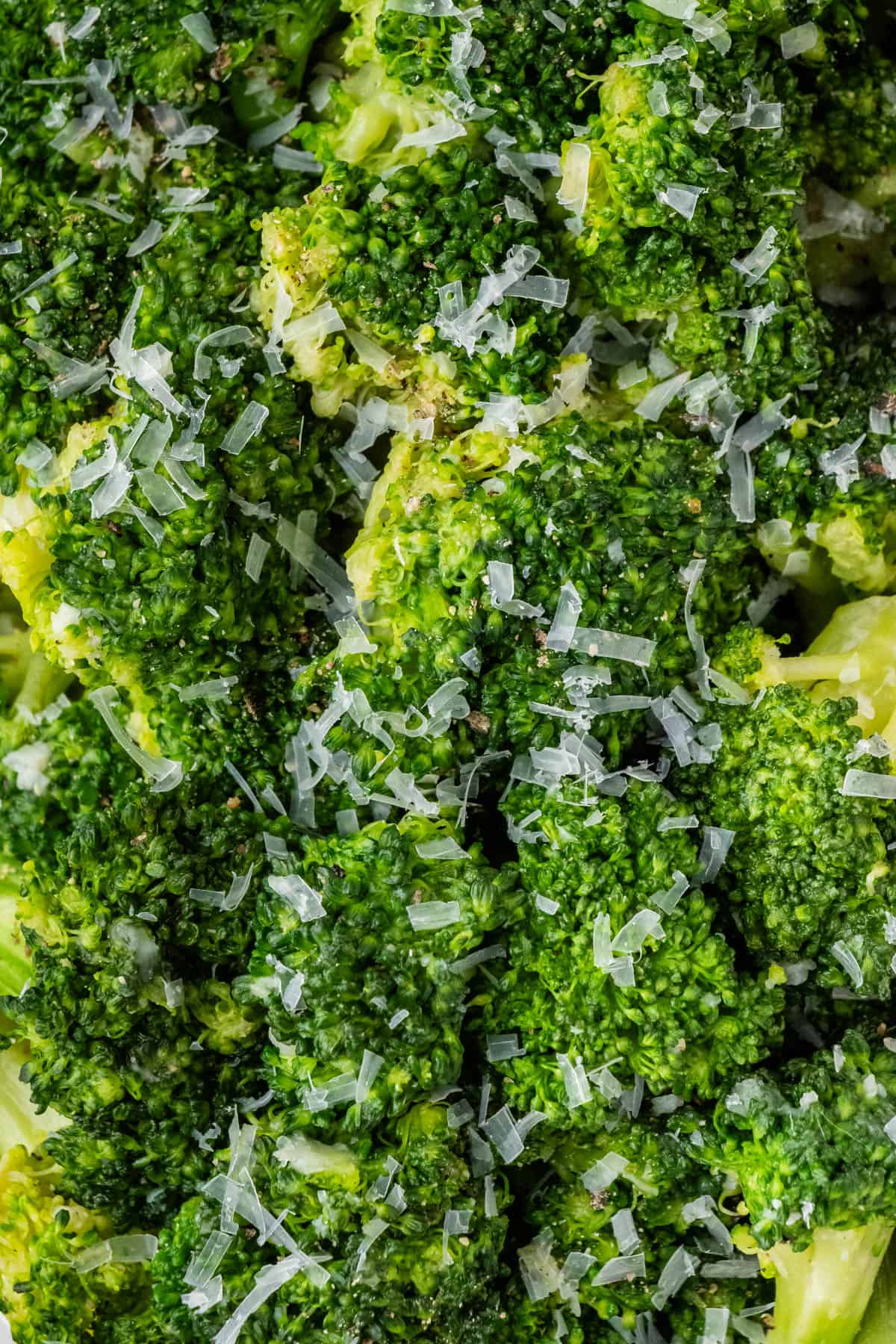 close up of Longhorn Steakhouse Broccoli recipe with cheese