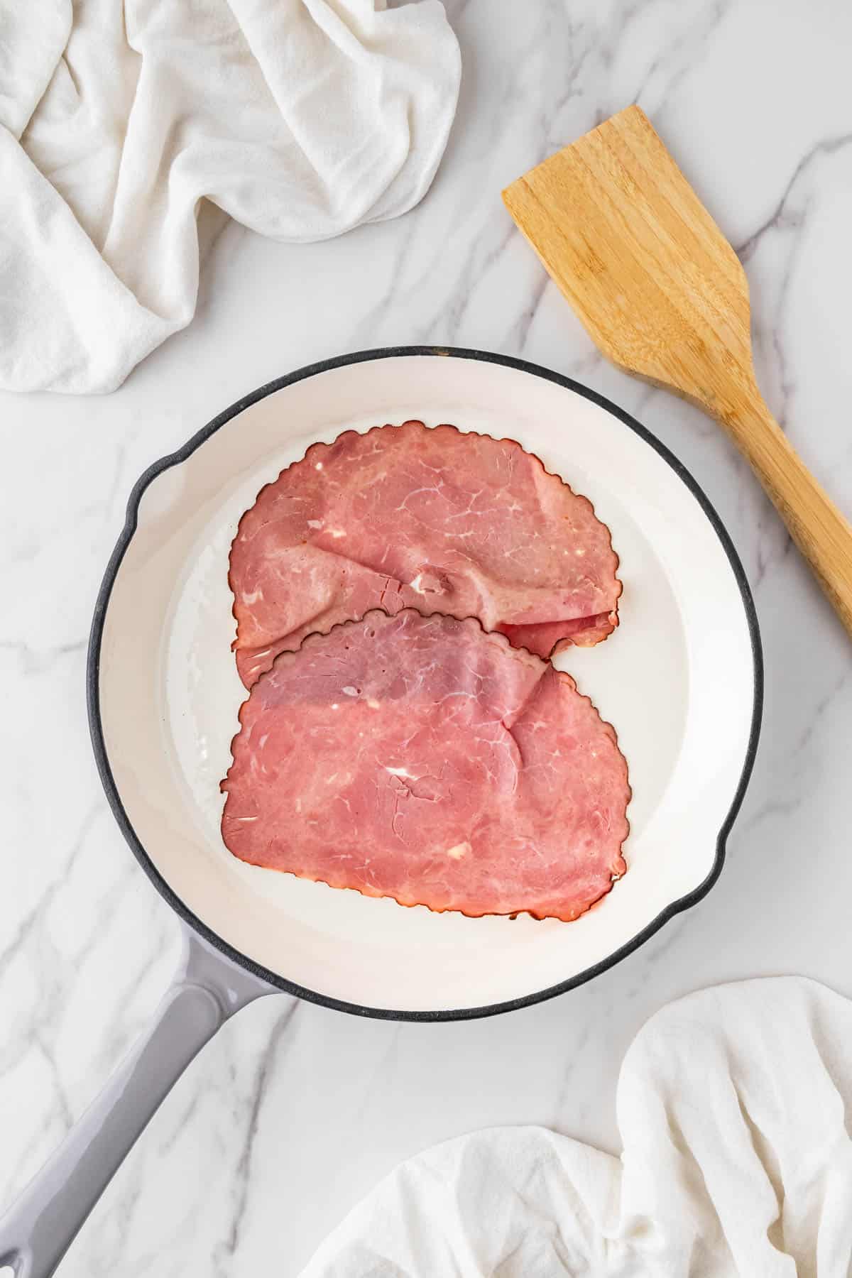 meat in a pan