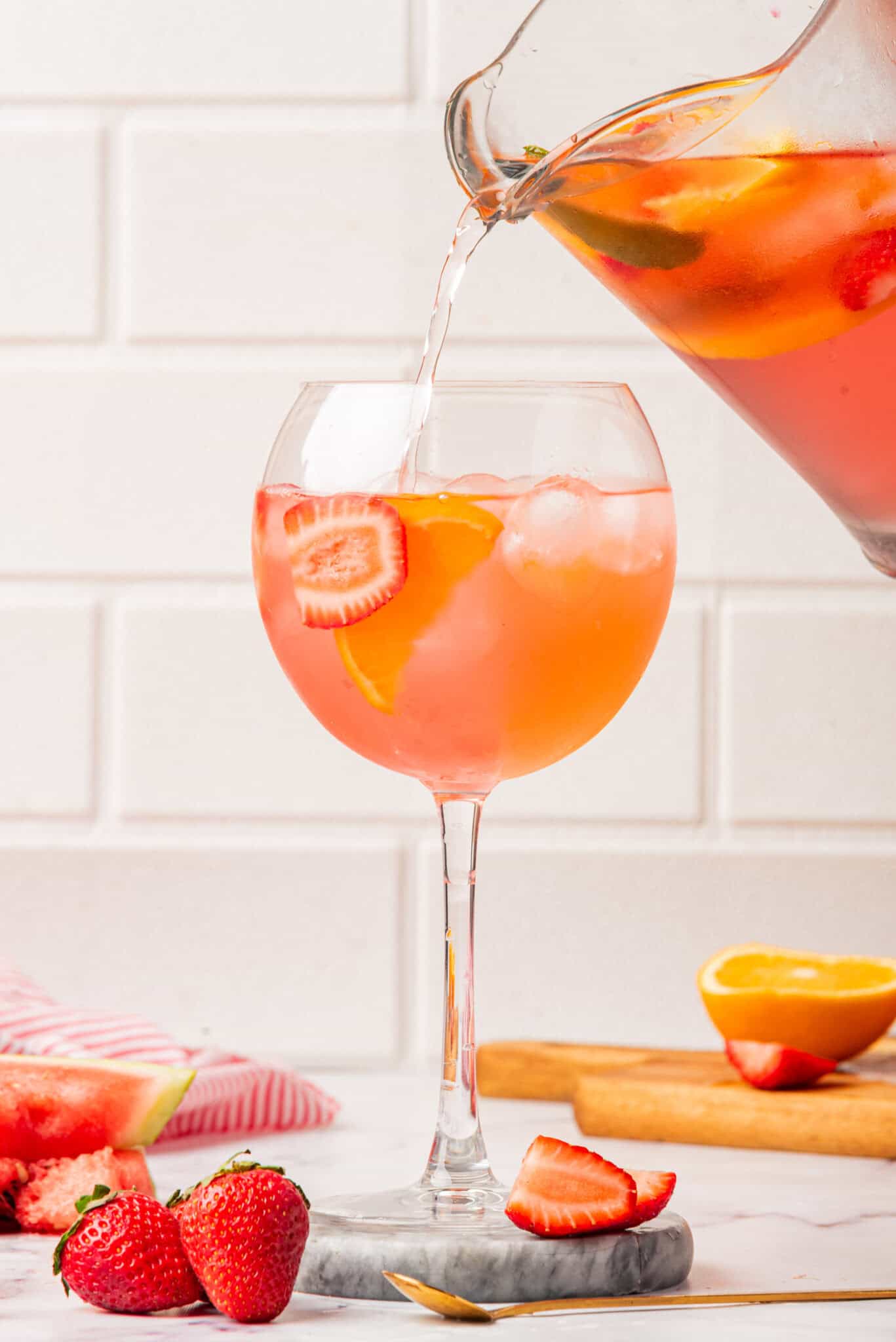 The Best Olive Garden Watermelon Sangria Recipe - Simple Copycat Recipes