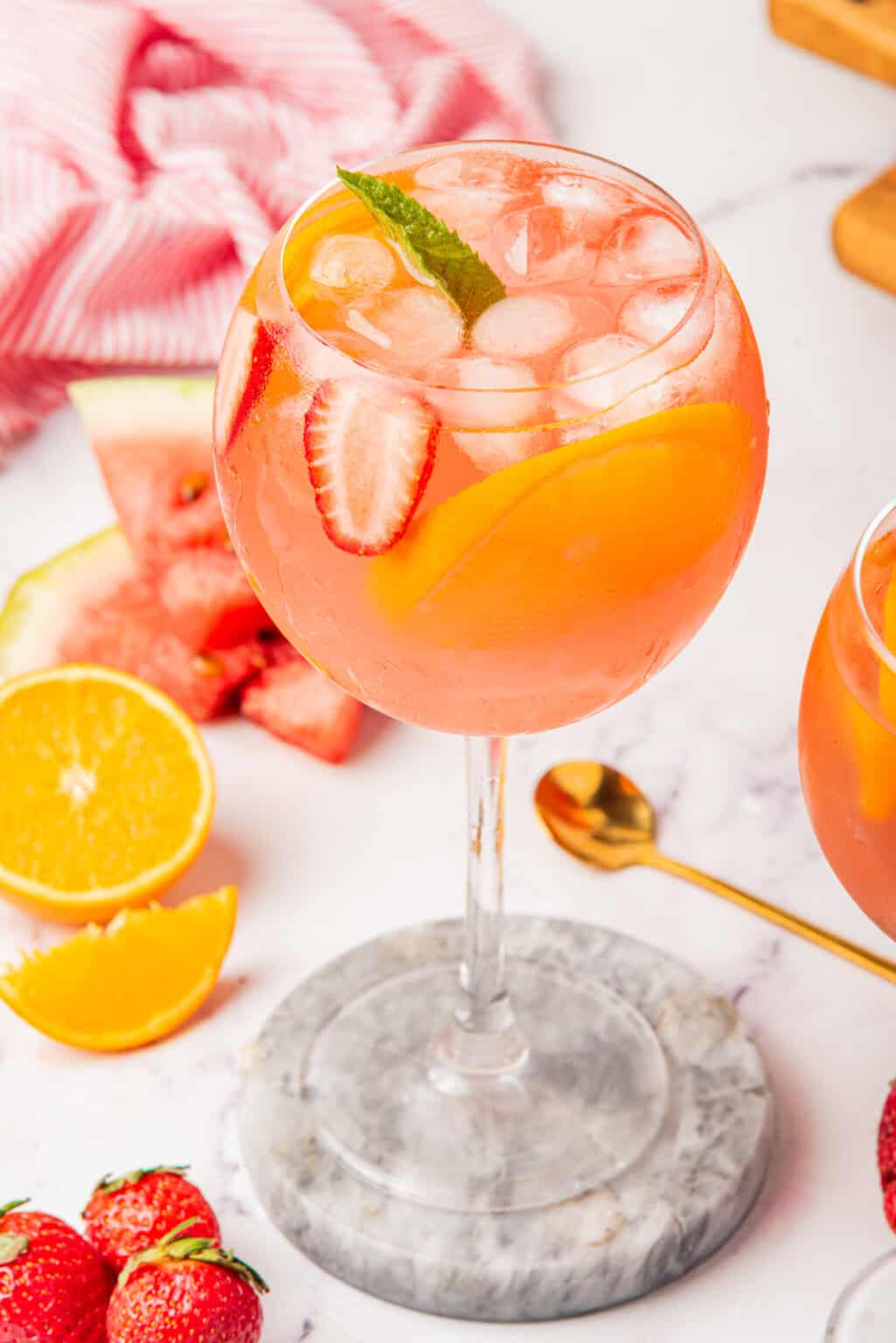 The Best Olive Garden Watermelon Sangria Recipe - Simple Copycat Recipes