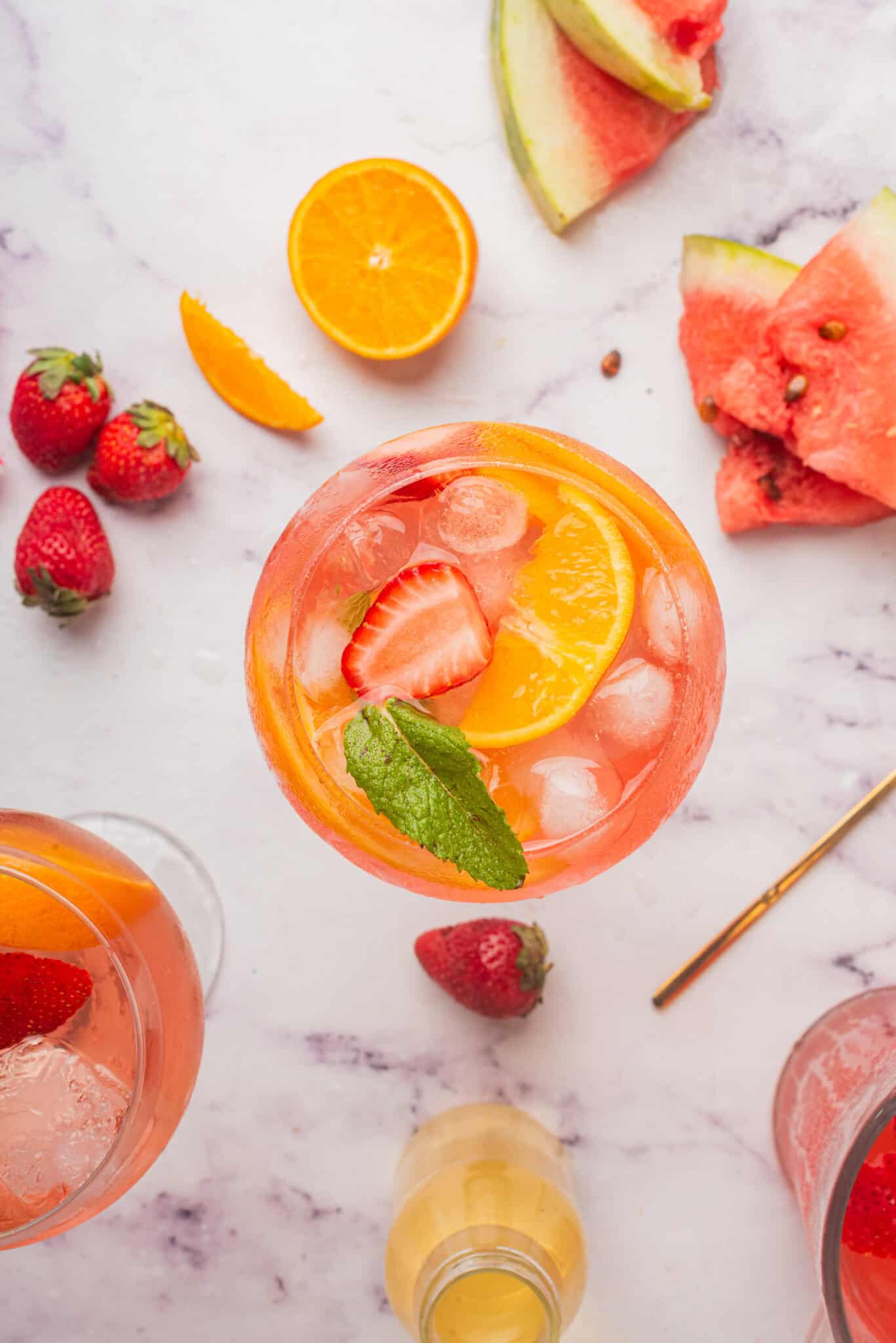 The Best Olive Garden Watermelon Sangria Recipe - Simple Copycat Recipes