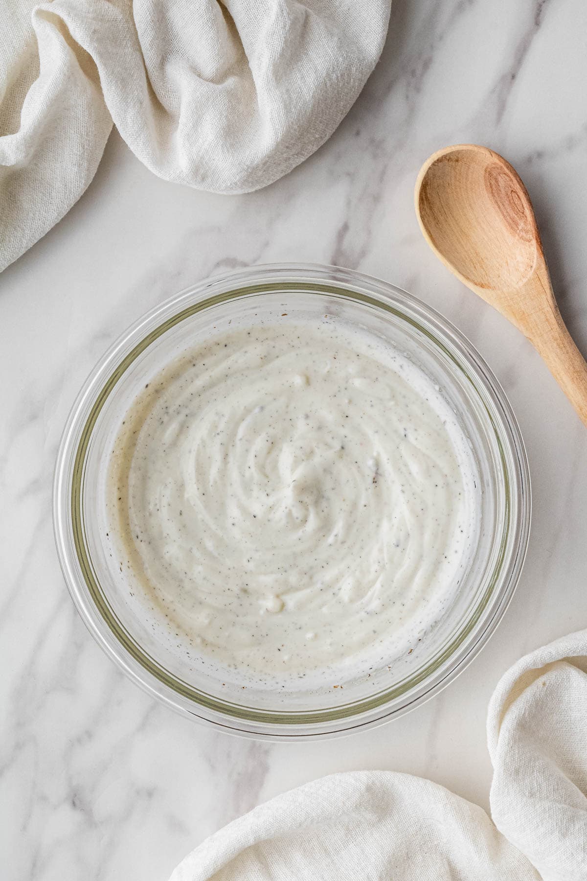 mixed sauce ingredients in a bowl