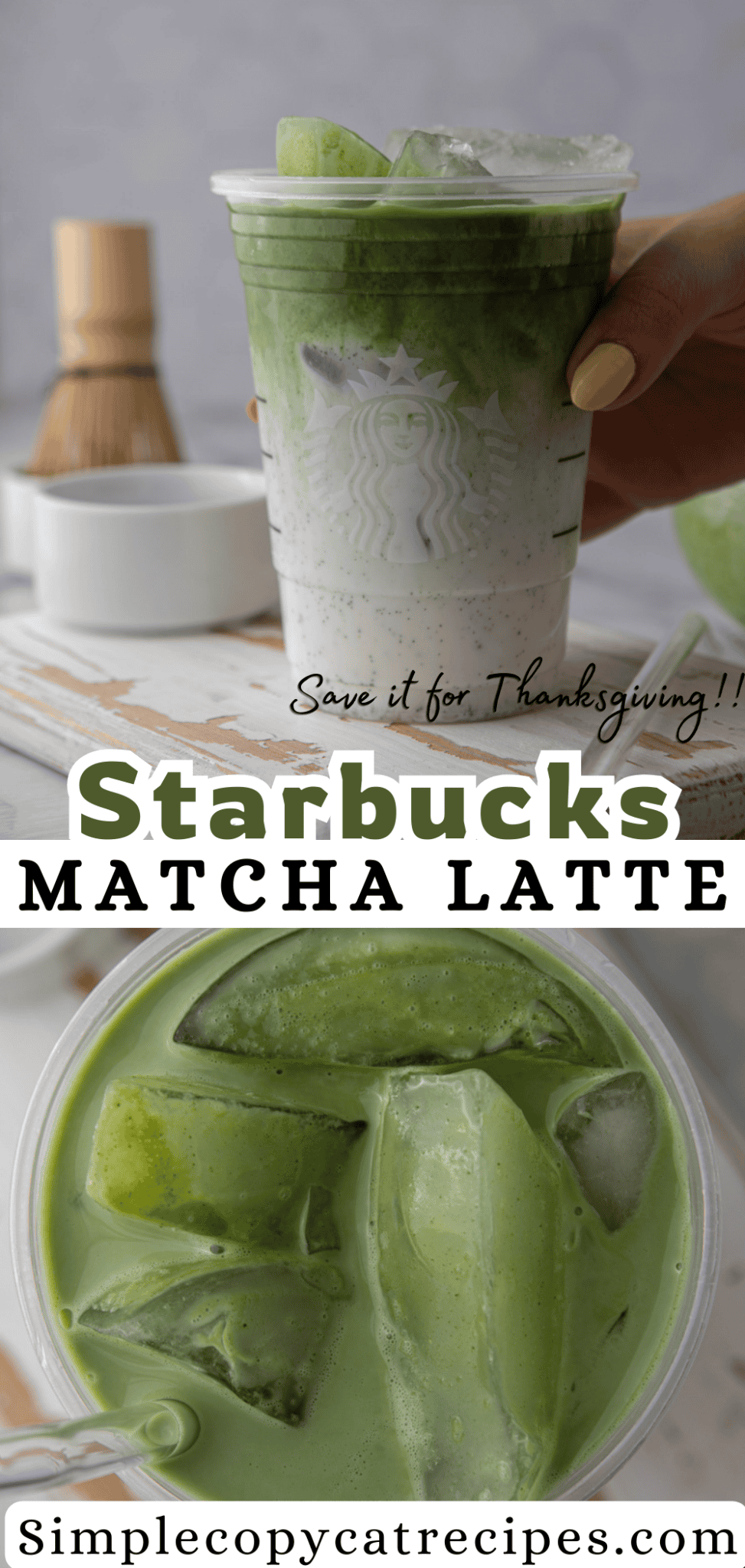 Starbucks Matcha Latte Recipe Hot Iced Copycat Simple Copycat Recipes
