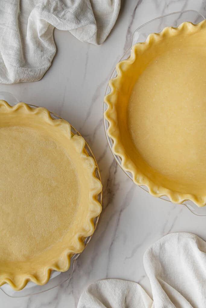 close up of Martha Stewart's Pie Crust recipe
