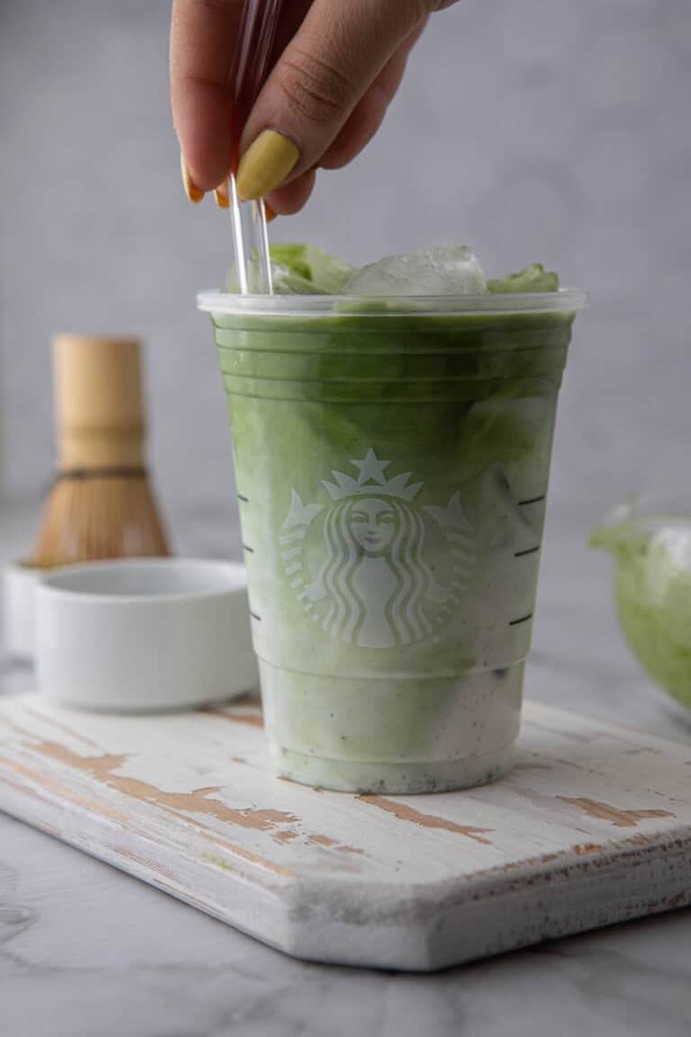 Starbucks Matcha Latte Recipe Hot Iced Copycat Simple Copycat Recipes