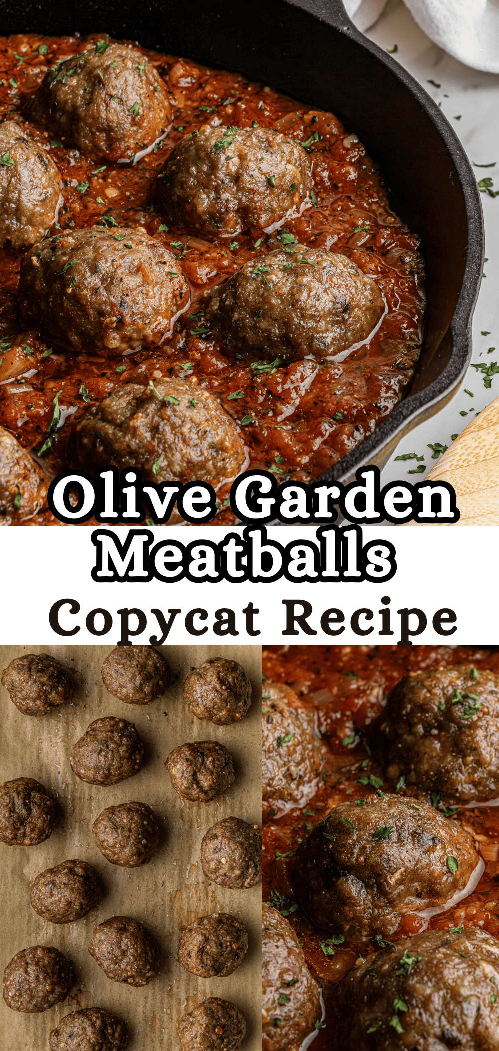 olive garden meatballs recipe pinterest pin