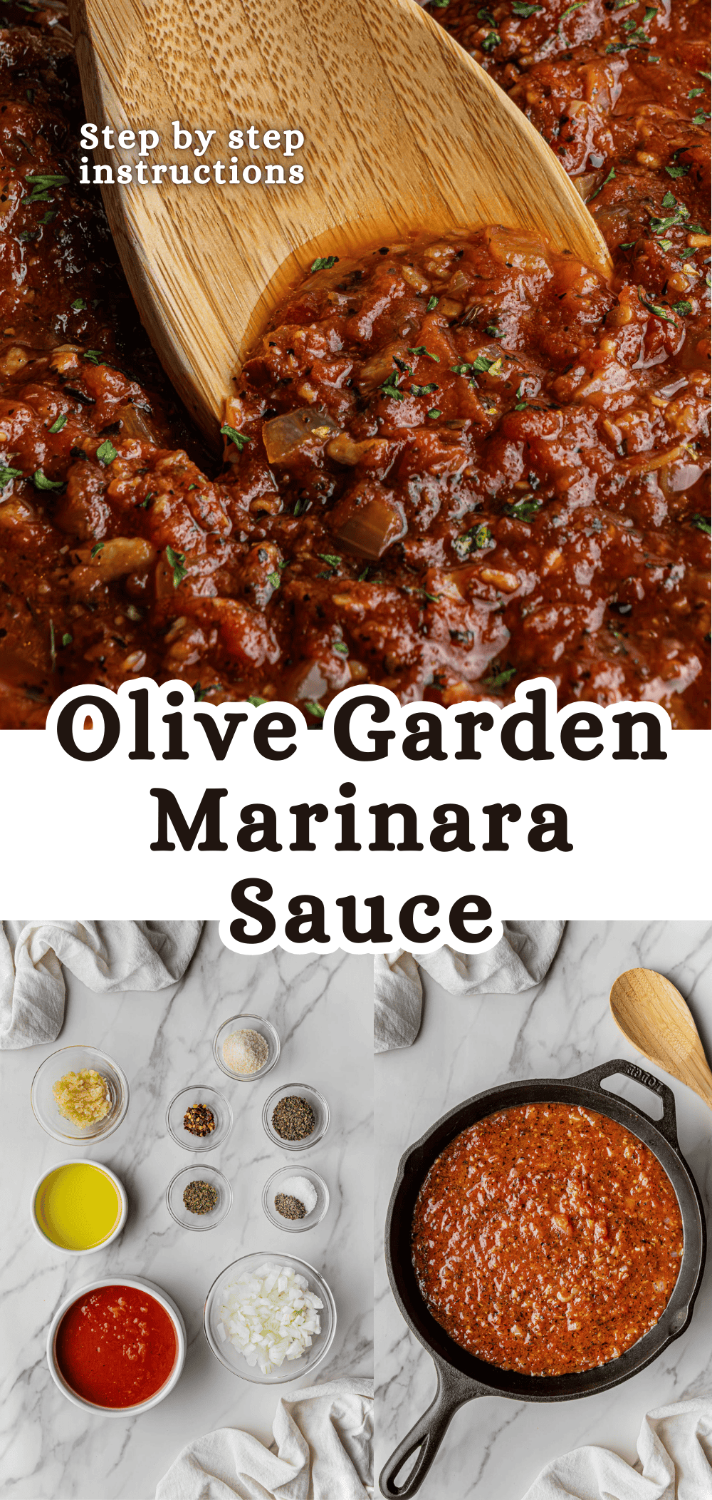 olive garden marinara sauce recipe pinterest pin