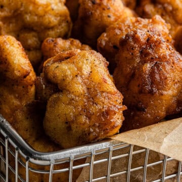 close up of Chick-Fil-A Chicken Nuggets copycat recipe