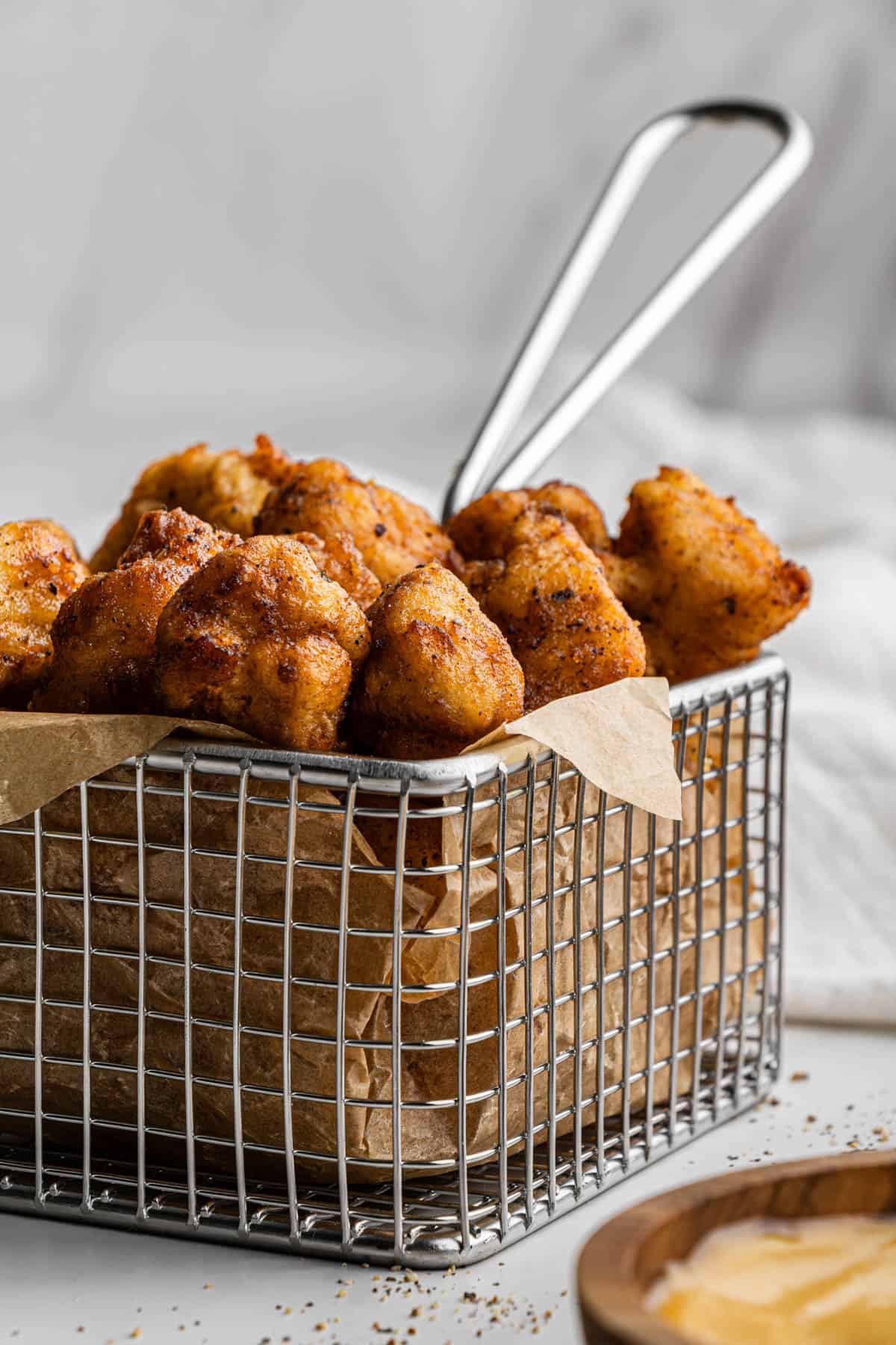 chick-fil-a chicken nuggets copycat recipe in basket
