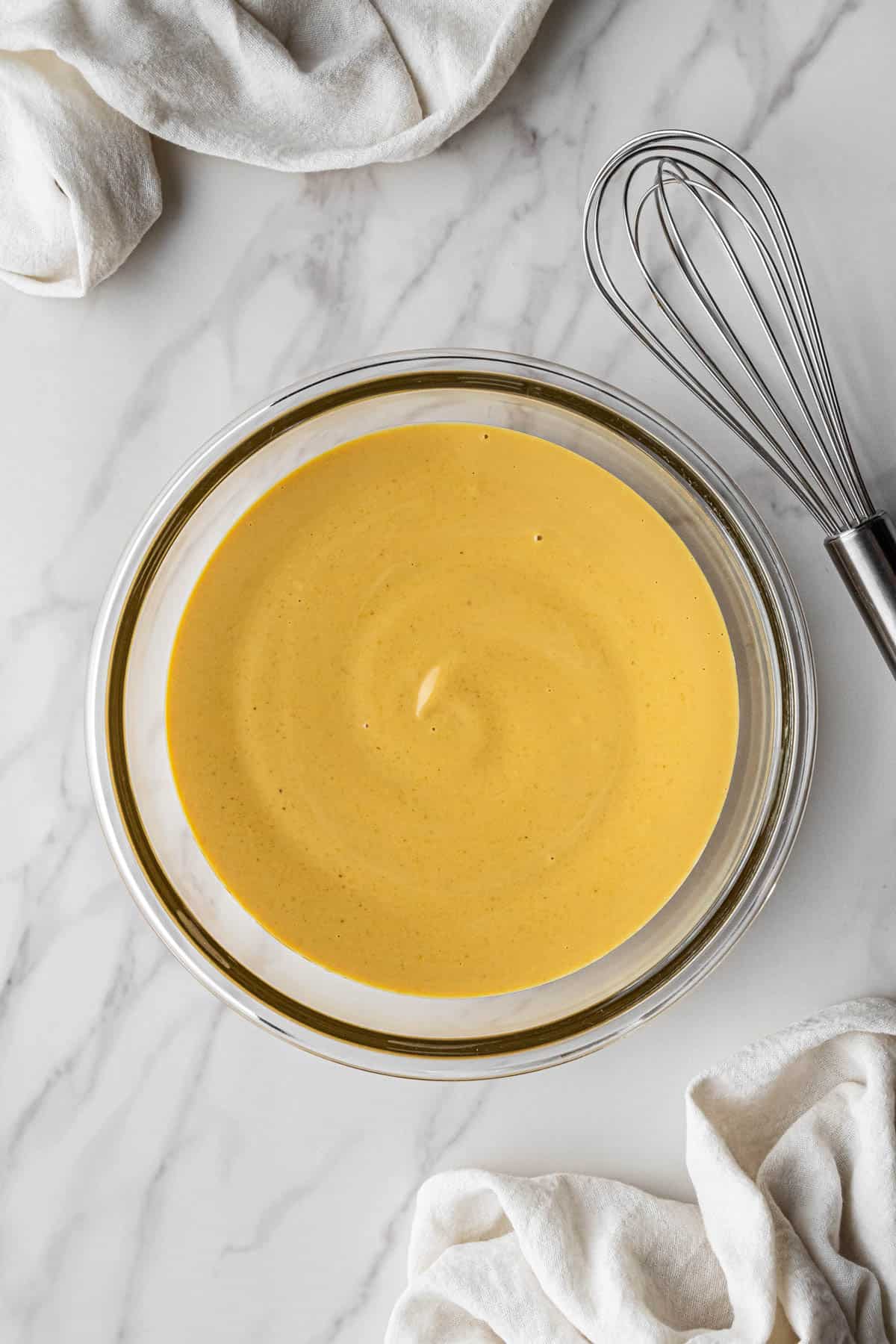 ingredients mixed in a clear bowl