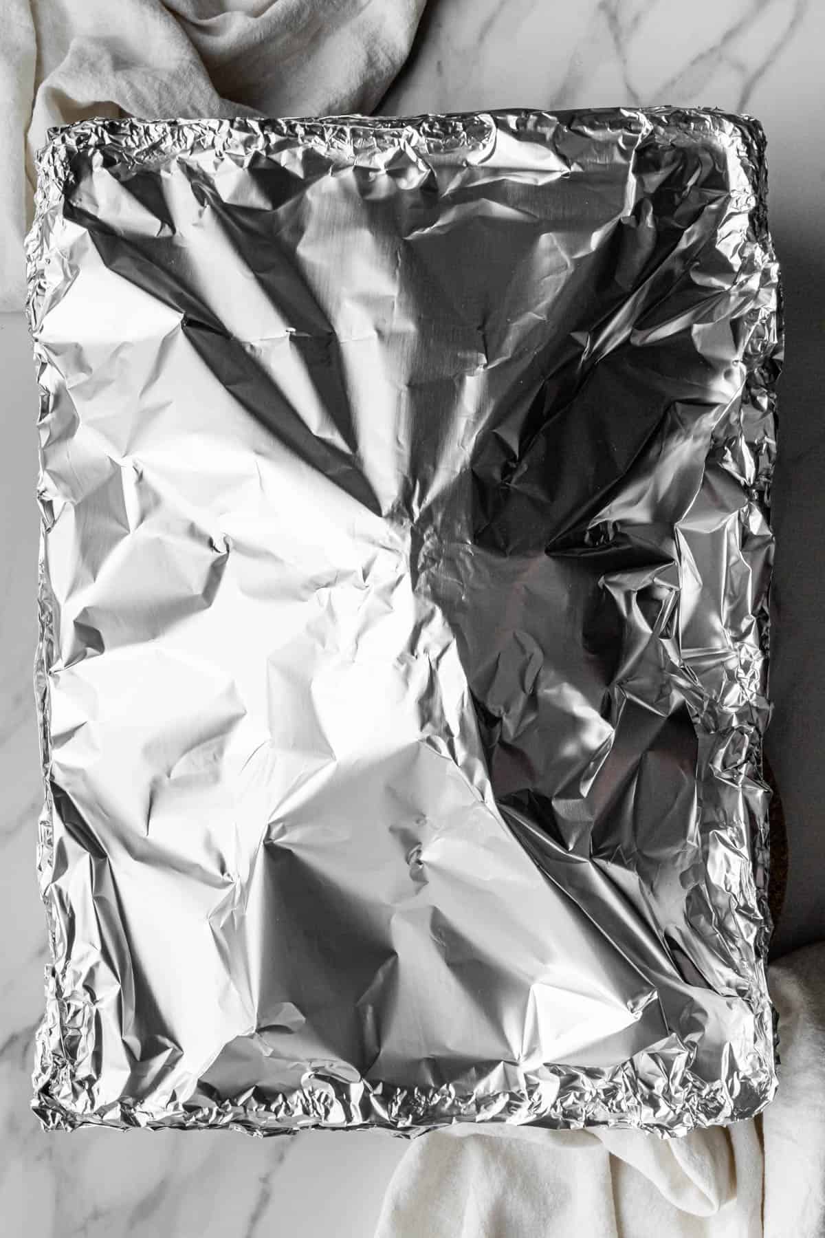 foil covering main ingredient