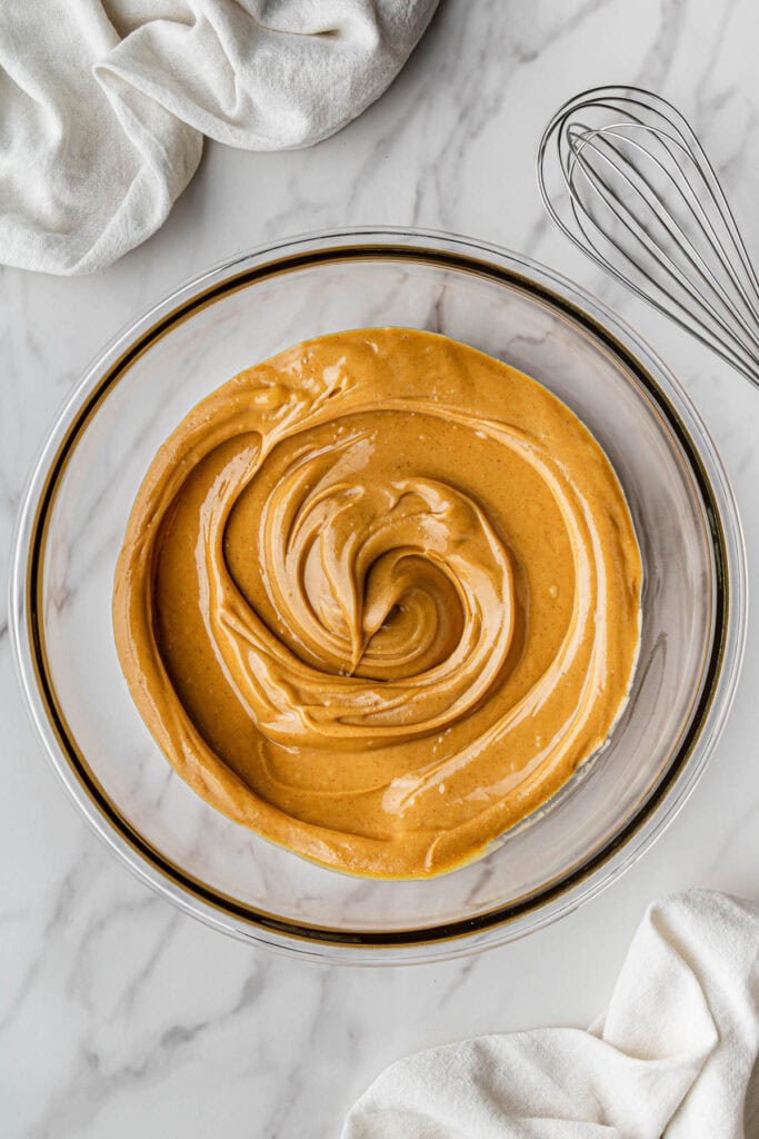 mixed ingredients in a bowl