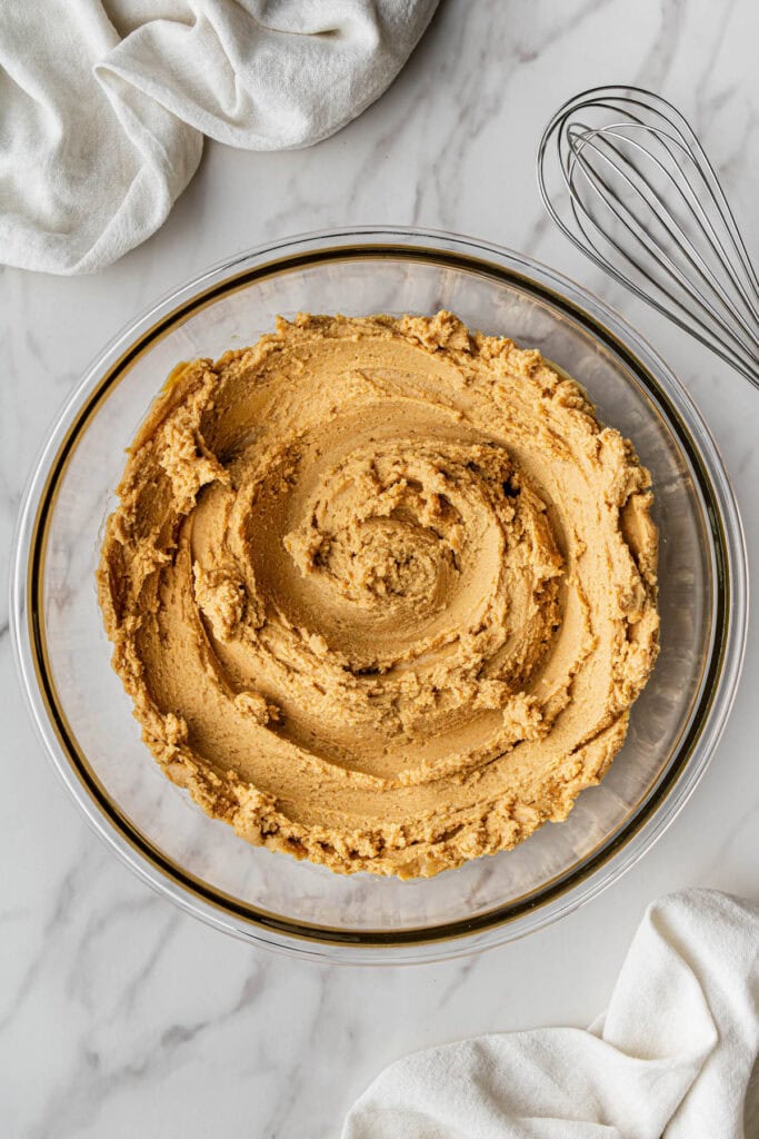 mixed ingredients in a bowl