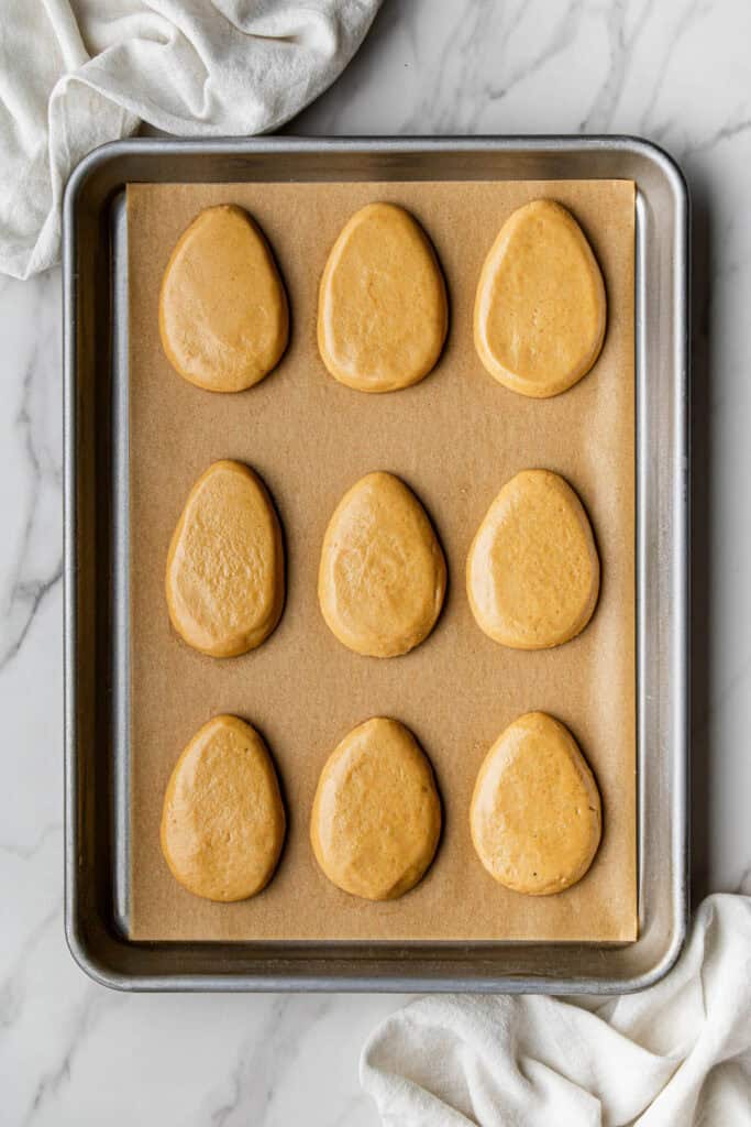 ingredients being shaped