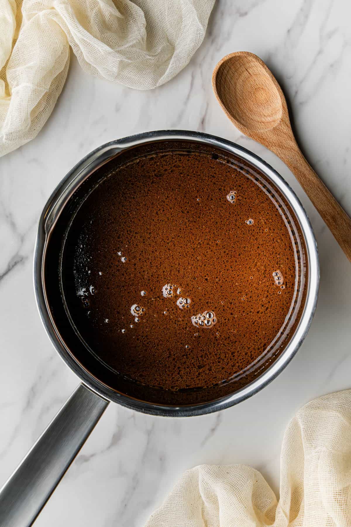 ingredients in a pot