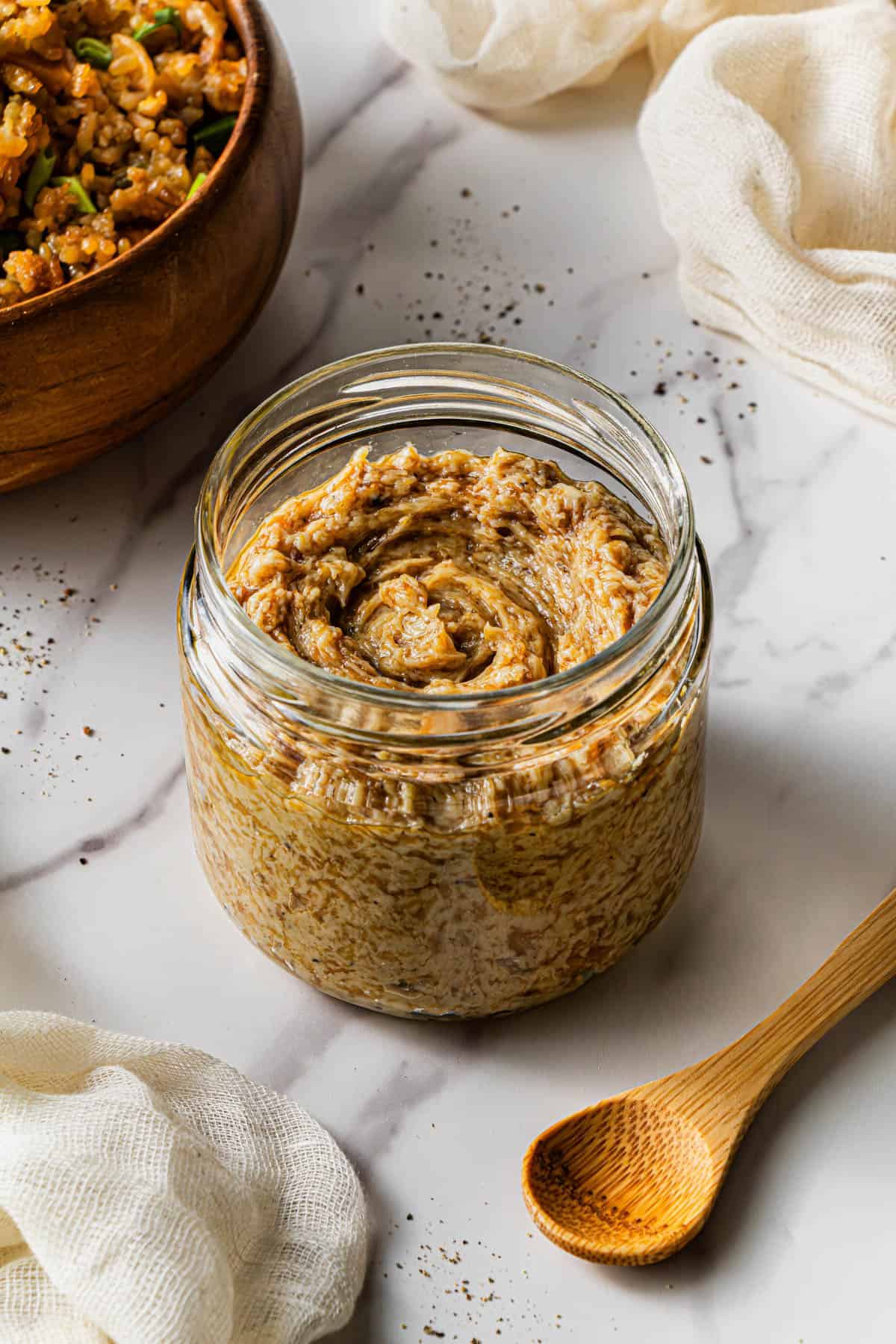 copycat Benihana Garlic Butter recipe in a jar