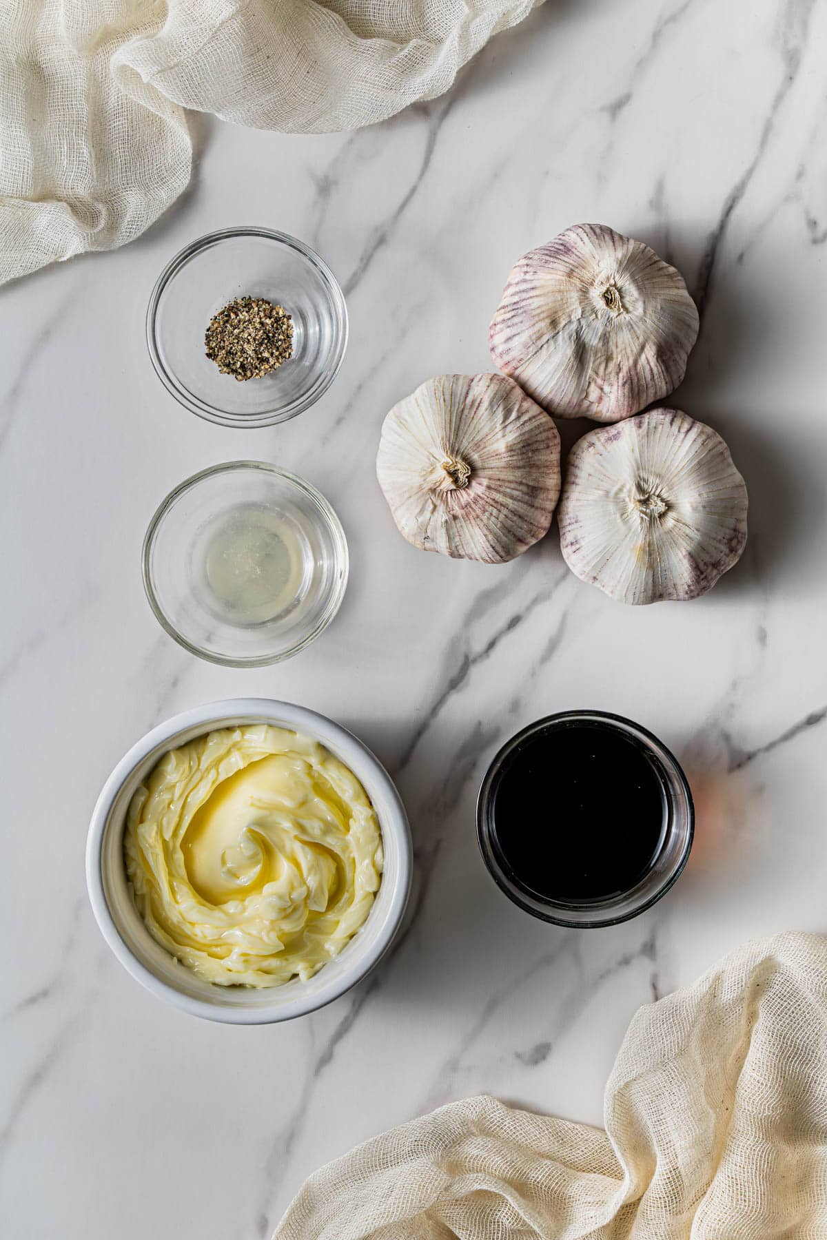 Benihana Copycat Garlic Butter ingredients