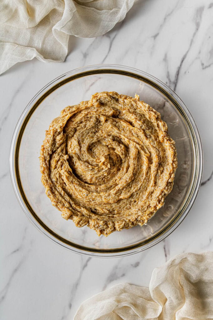 ingredients getting mixed