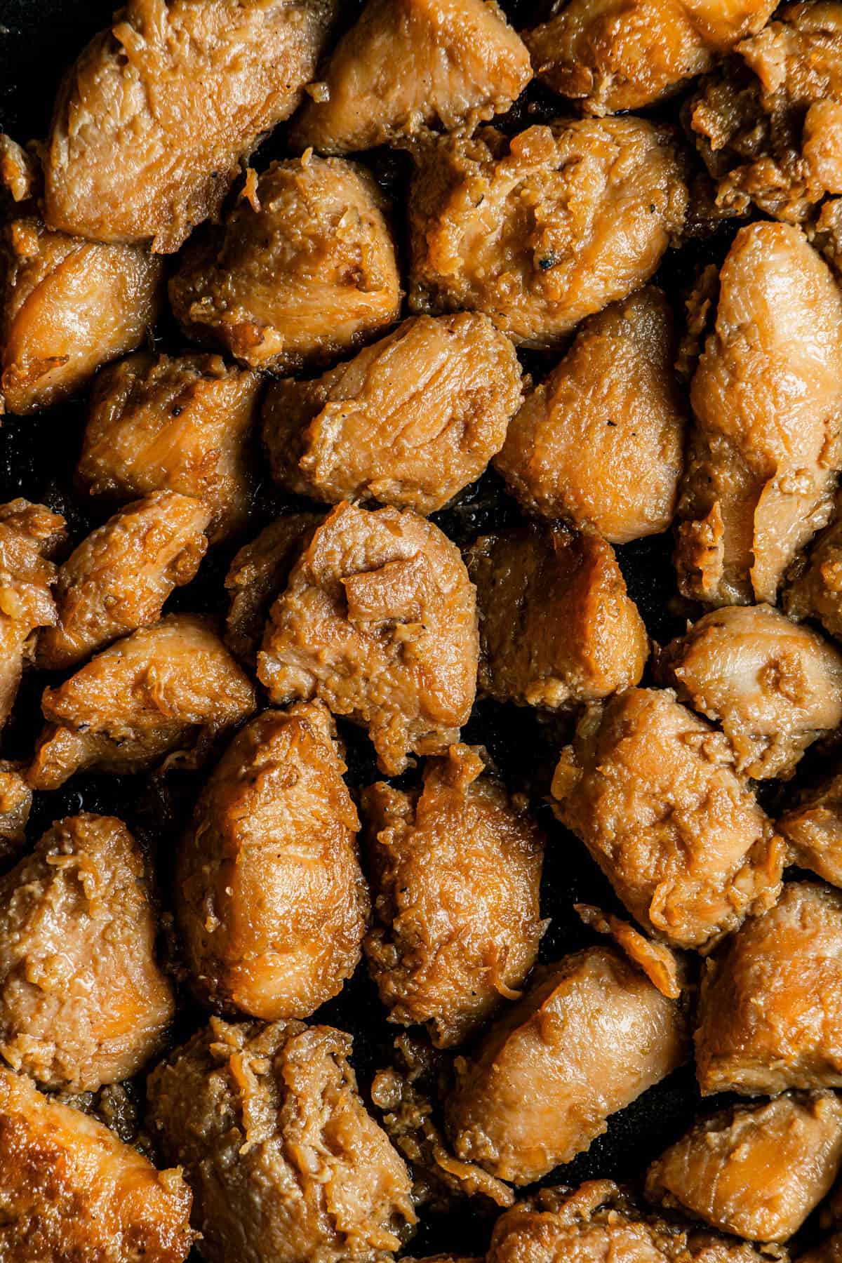 Copycat Benihana Chicken recipe overhead shot