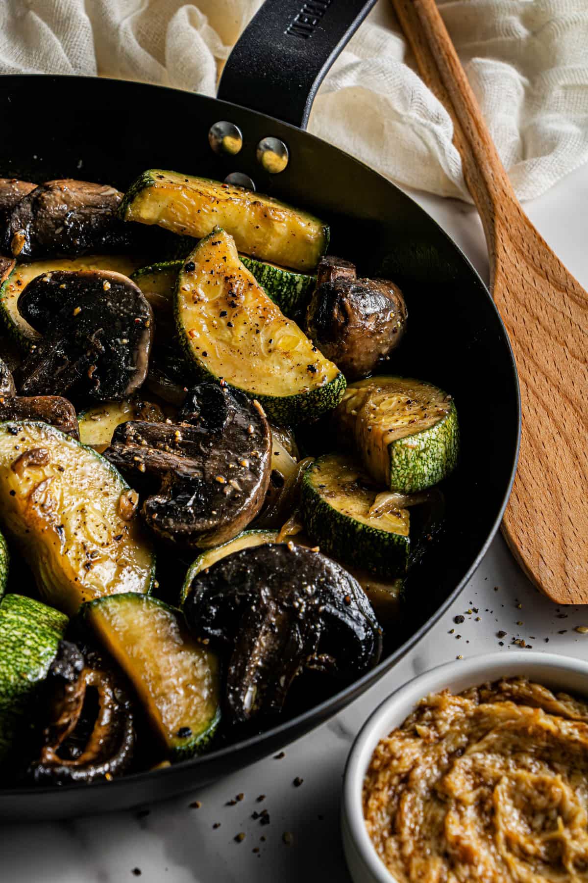 cooked ingredients in a bowl