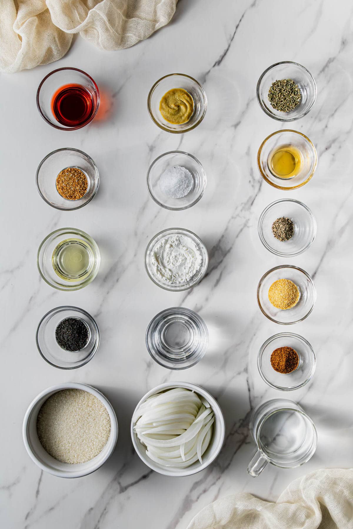 Subway Copycat Sweet Onion Sauce recipe ingredients