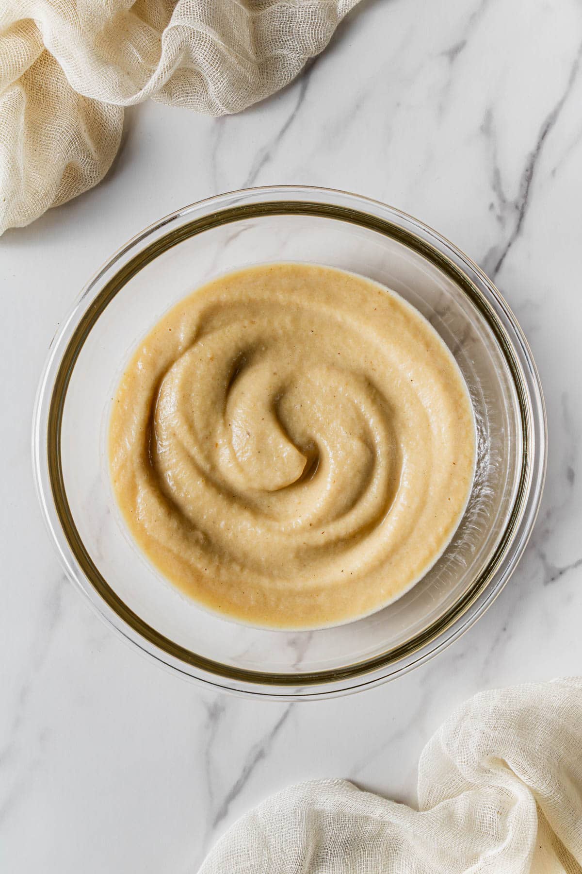 ingredients blended in a bowl