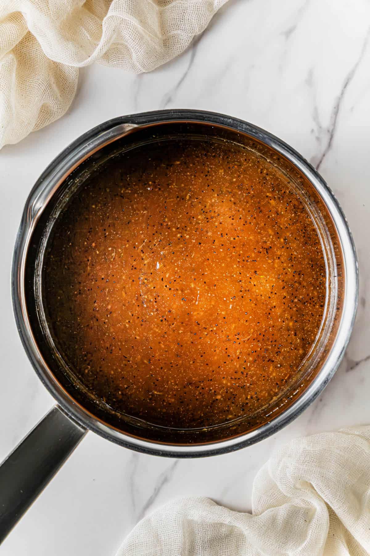 ingredients in a pot