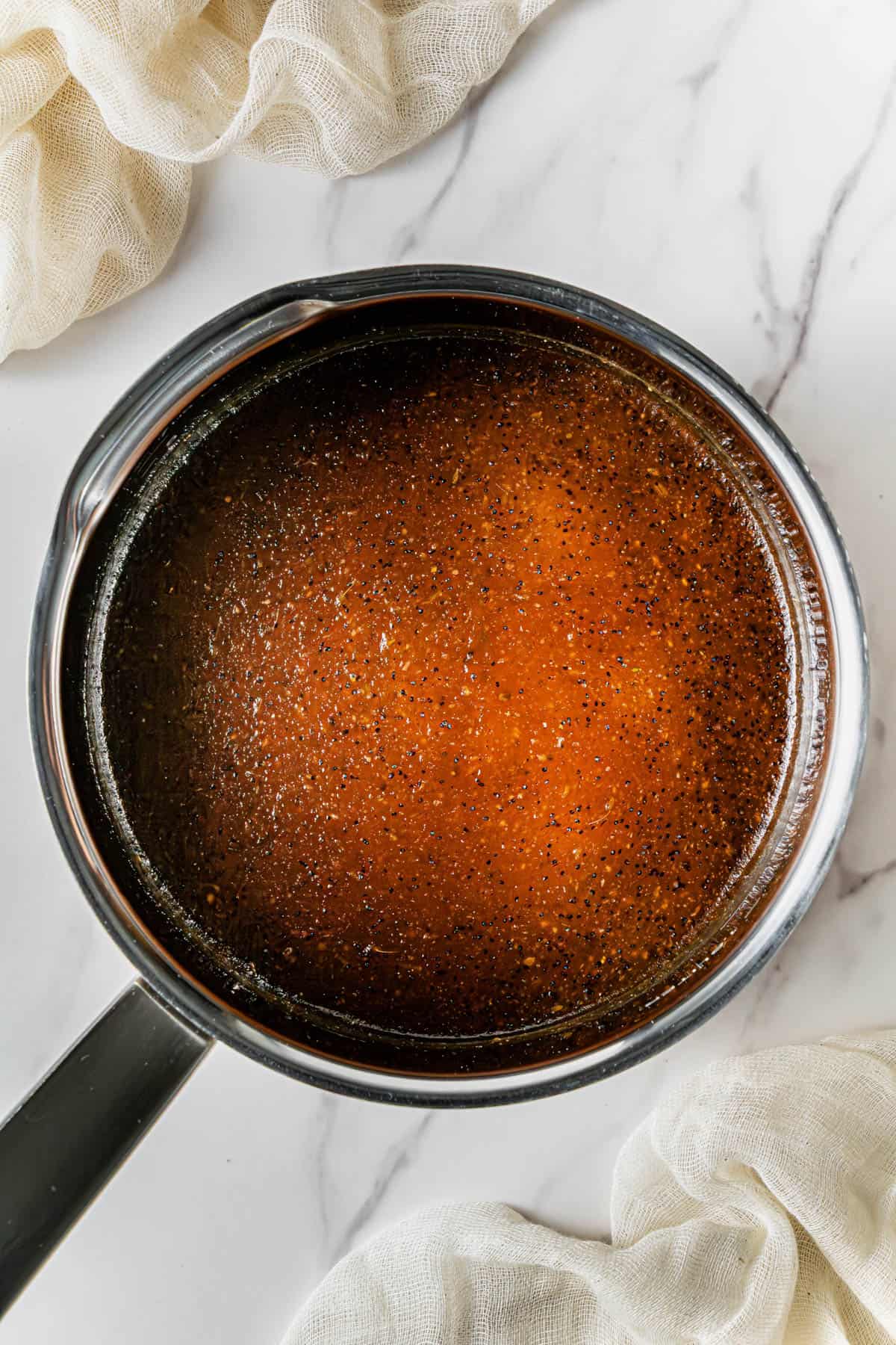 ingredients in a pot