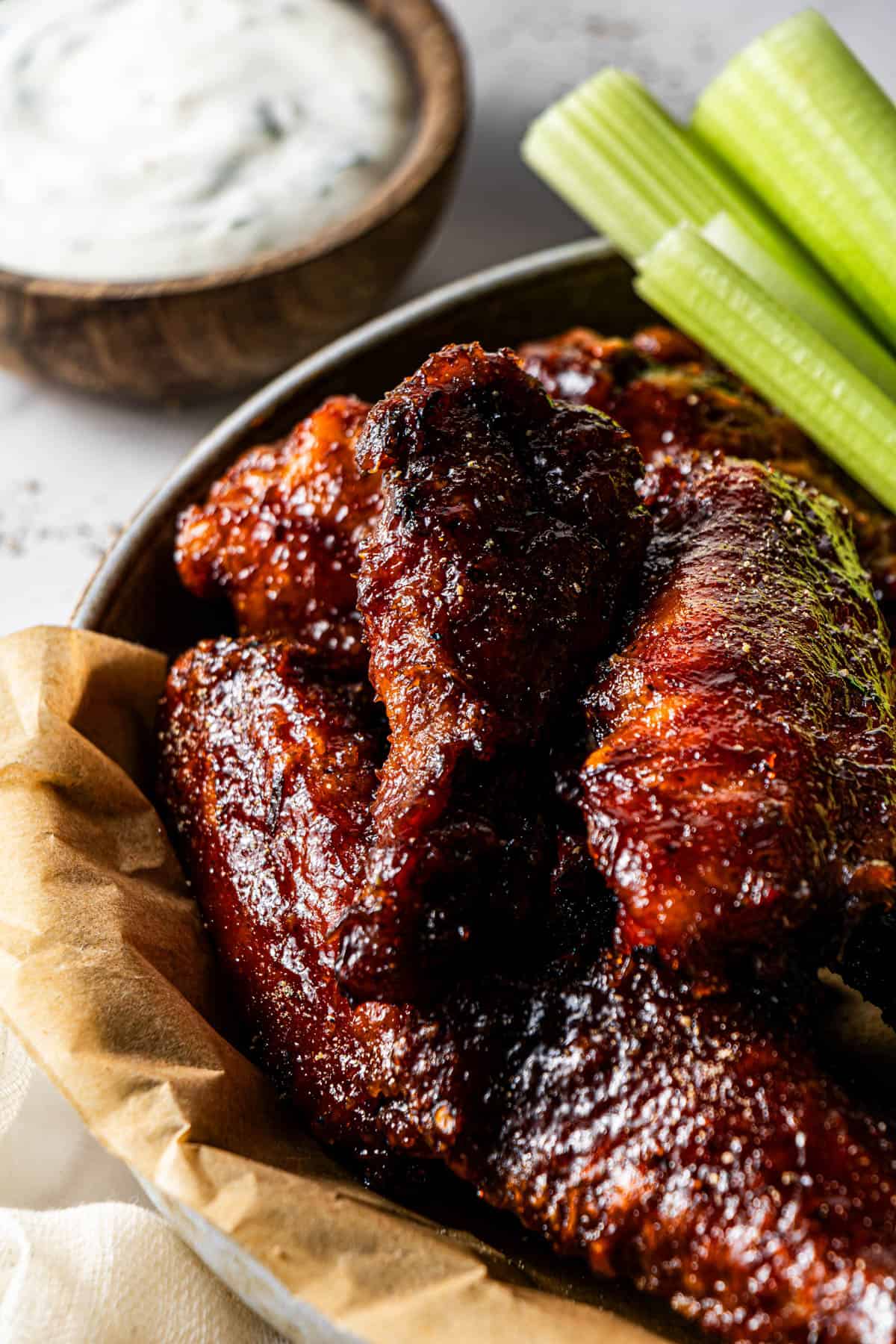 Hooters Daytona Wings Recipe Copycat in a bowl