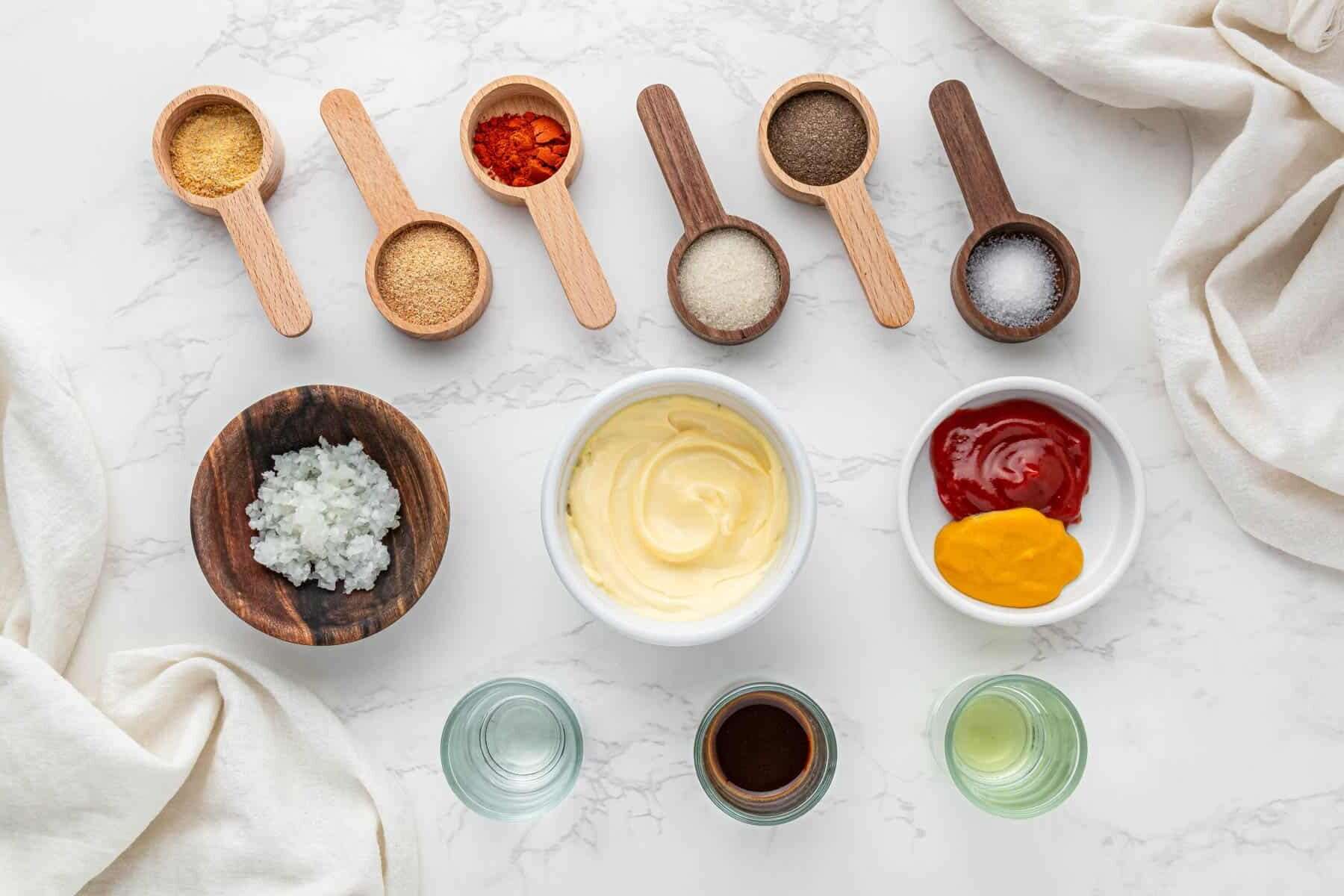 Ingredients on the counter