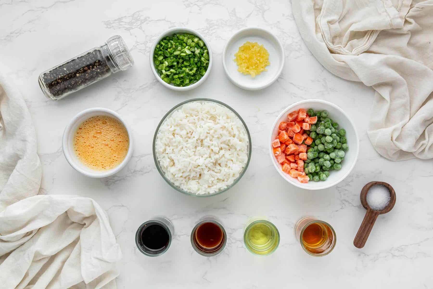 Ingredients on the counter