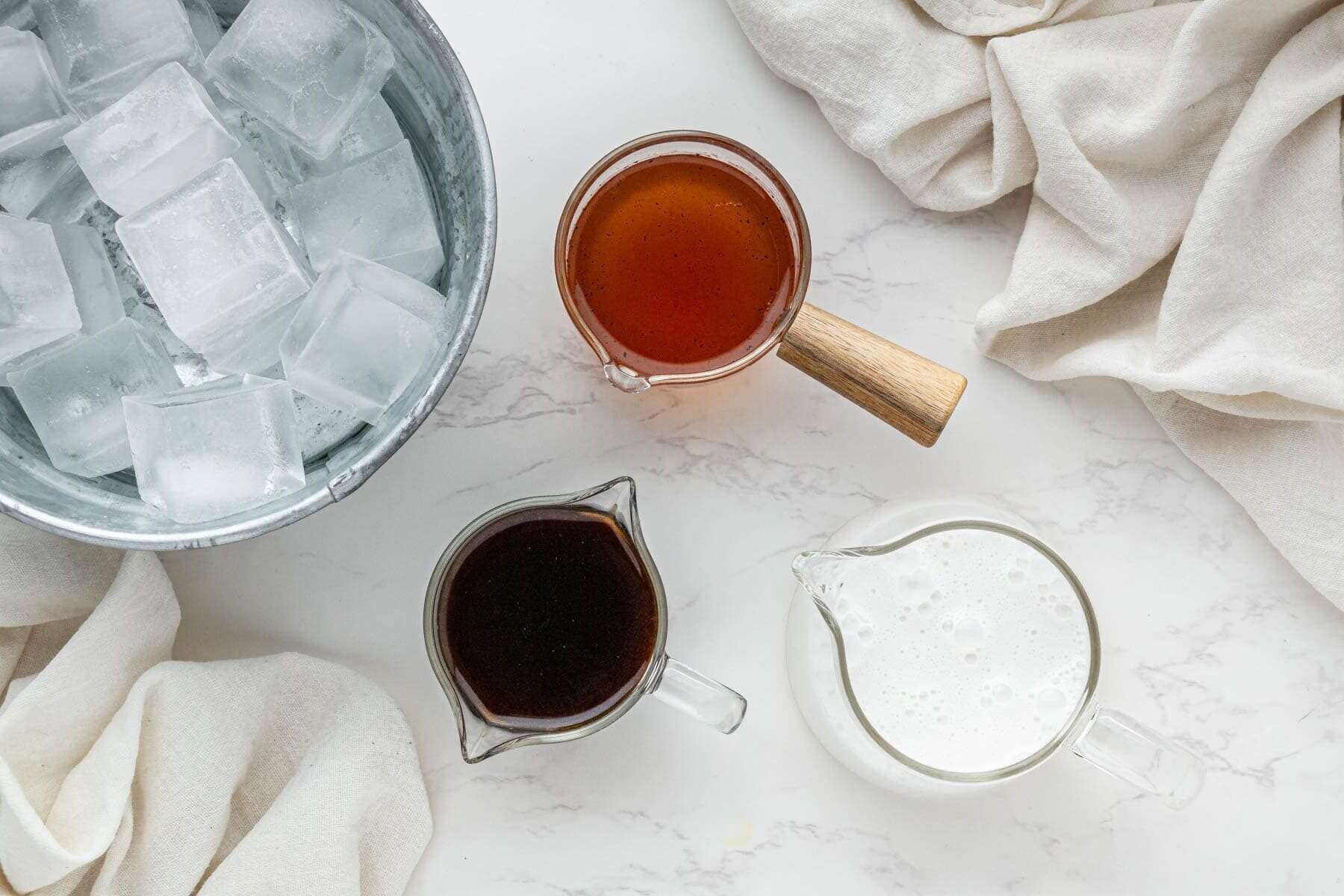 ingredients for the espresso